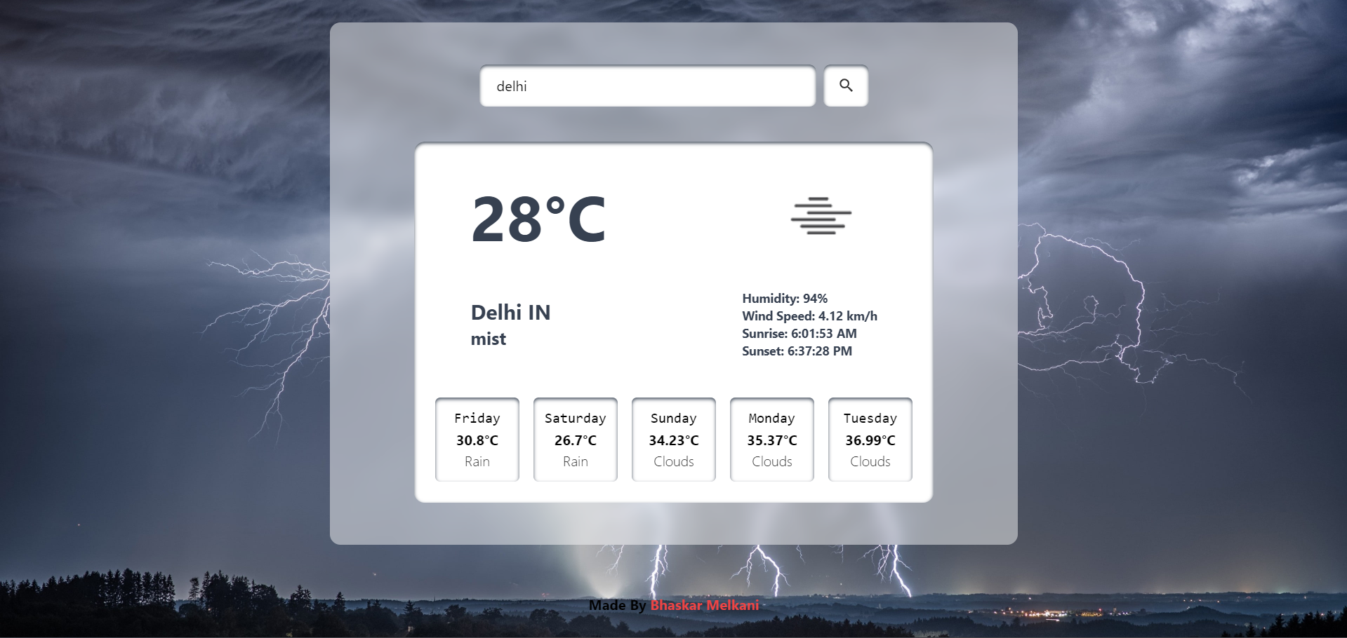 Weather App